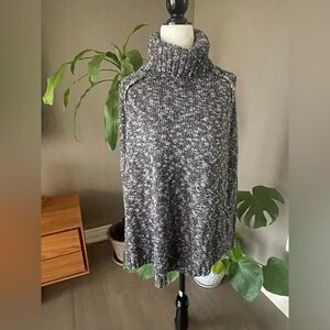 Lucky Brand Monochrome Knit Oversized Sweater